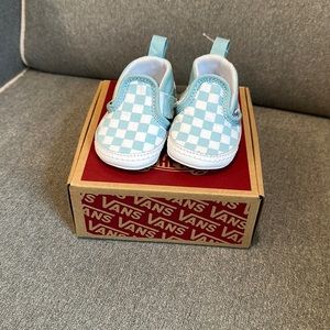 Checkered Slip On Vans